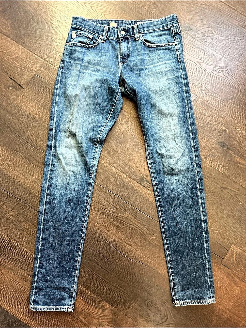Women’s AG Adriano Goldschmied Nikki Relaxed Skinny Jeans Blue size 27